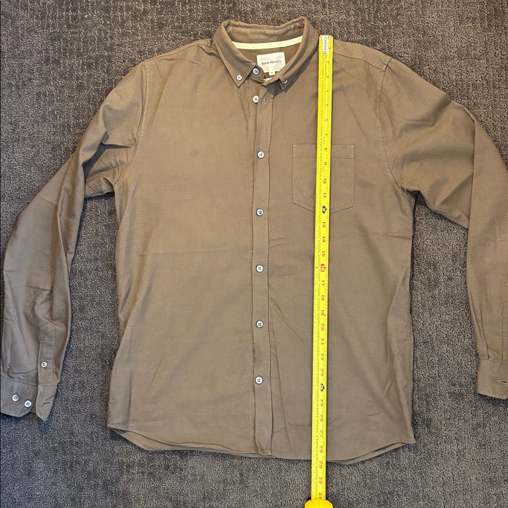 Norse Projects Anton Brushed Flannel men’s  button-down - Picture 3 of 5